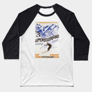 Appenzellerland,Schnee Sonne,Switzerland Baseball T-Shirt